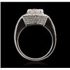 Image 3 : 18KT White Gold 2.52ctw Diamond Ring