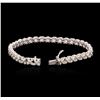 Image 3 : 14KT White Gold 1.80ctw Diamond Tennis Bracelet