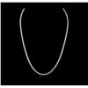 Image 1 : 18KT White Gold 6.30ctw Diamond Necklace