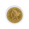 Image 1 : 1900 $5 BU Liberty Head Half Eagle Gold Coin