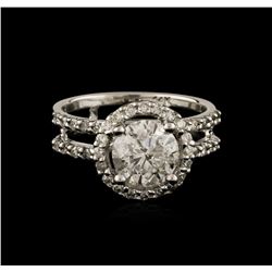 14KT White Gold 1.75ctw Diamond Ring