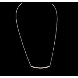 14KT Rose Gold 0.84ctw Diamond Necklace