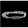 Image 1 : 18KT White Gold 2.11ctw Diamond Bracelet