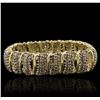 Image 2 : 10KT Yellow Gold 8.31ctw Diamond Bracelet