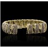 Image 3 : 10KT Yellow Gold 8.31ctw Diamond Bracelet
