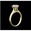 Image 3 : 14KT Yellow Gold 1.87ct Brilliant Cut Diamond Solitaire Ring