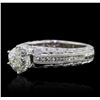 Image 2 : 18KT White Gold 2.06ctw Diamond Ring