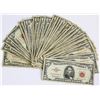 Image 1 : 1963 $5 Red Seal Bill Lot of 25