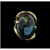 Image 1 : 40.82ct London Blue Topaz Ring - 14KT Yellow Gold