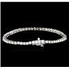 Image 2 : 14KT White Gold 4.63ctw Diamond Tennis Bracelet