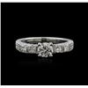 Image 1 : 18KT White Gold 1.21ctw Diamond Ring