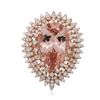 Image 1 : 14KT Rose Gold 10.67ct Morganite and Diamond Ring