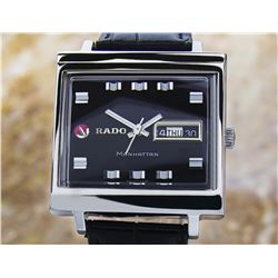 Rado Manhattan Date Stainless Steel Automatic Watch