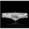 Image 1 : 14KT White Gold 1.35ctw Diamond Ring