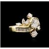 Image 2 : 14KT Yellow Gold 2.06ctw Diamond Ring