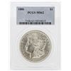 Image 1 : 1886 PCGS MS62 Morgan Silver Dollar