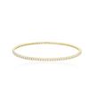 Image 1 : 14KT Yellow Gold 2.70ctw Diamond Bangle Bracelet
