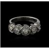 Image 1 : 14KT White Gold 0.67ctw Diamond Ring