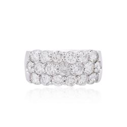 14KT White Gold 2.98ctw Diamond Ring