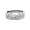 Image 1 : 14KT White Gold 0.91ctw Diamond Ring