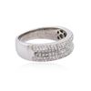 Image 2 : 14KT White Gold 0.91ctw Diamond Ring