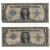 Image 1 : 1923 $1 Large Silver Certificate Speelman / White Notes Lot of 2