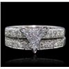 Image 1 : 18KT White Gold 1.80ctw Diamond Ring