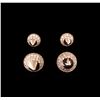 Image 1 : 0.65ctw Diamond Earrings - 14KT Rose Gold