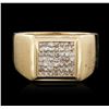 Image 1 : 14KT Yellow Gold 0.75ctw Diamond Ring