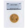 Image 1 : 1882 PCGS MS60 $10 Liberty Head Eagle Gold Coin
