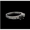 Image 2 : 1.46ctw Black Diamond Ring - 18KT White Gold