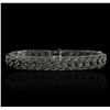 Image 1 : 18KT Black Gold 8.00ctw Diamond Bracelet