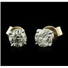 Image 1 : 14KT White Gold 1.87ctw Diamond Stud Earrings