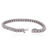 Image 3 : 14KT White Gold 3.24ctw Diamond Tennis Bracelet
