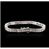 Image 2 : 14KT White Gold 2.00ctw Diamond Tennis Bracelet