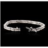 Image 3 : 14KT White Gold 2.00ctw Diamond Tennis Bracelet
