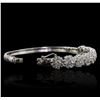 Image 3 : 14KT White Gold 4.29ctw Diamond Bangle Bracelet