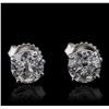 Image 1 : 14KT White Gold 1.96ctw Diamond Earrings