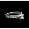 Image 2 : 0.90ctw Diamond Ring - 14KT White Gold