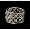 Image 2 : 14KT White Gold 1.18ctw Diamond Ring