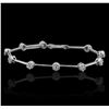 Image 1 : 14KT White Gold 1.70ctw Diamond Bracelet