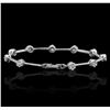 Image 2 : 14KT White Gold 1.70ctw Diamond Bracelet