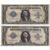 Image 1 : 1923 $1 Large Silver Certificate Speelman / White Notes Lot of 2