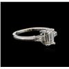 Image 2 : GIA Cert 1.02ctw Diamond Ring - 14KT White Gold