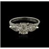 Image 1 : 14KT White Gold 1.25ctw Diamond Ring