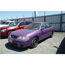 02 Nissan Sentra 4dr Sedan - T - `DRIVE