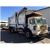 Image 1 : 2002 PETERBILT 320 8123, 2 DOOR GARBAGE TRUCK, WHITE, VIN# 1NPZL00X32D714334