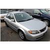 Image 2 : 2003 MAZDA PROTEGE LX, 4DOOR SEDAN, SILVER, VIN # JM1BJ225931214977