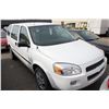 Image 2 : 2008 CHEVROLET UPLANDER, 3 DOOR CARGO VAN, WHITE, VIN # 1GBDV13168D141421