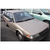 Image 2 : 1988 TOYOTA COROLLA, 4 DOOR STATION WAGON, GOLD, VIN # JT2AE92W0J30716160